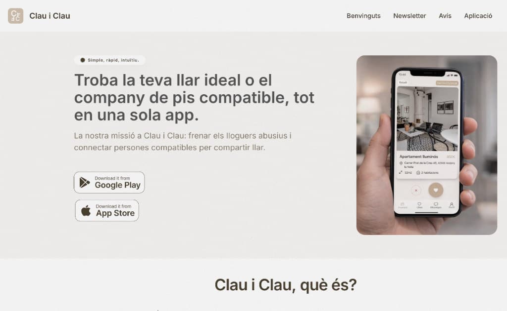 Clau i Clau — App mobile